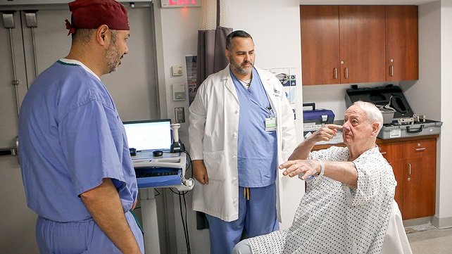 Robert Connelly, a patient at the Movement Disorders Program at Rhode Island Hospital