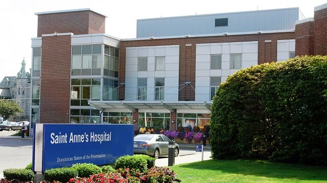 Exterior of Saint Anne's Hospital
