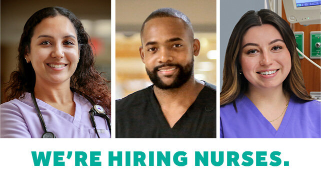 New Grad RN hiring event collage