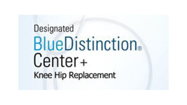 2023 Blue Distinction Center + for Knee and Hip Replacement logo for Morton Hospital