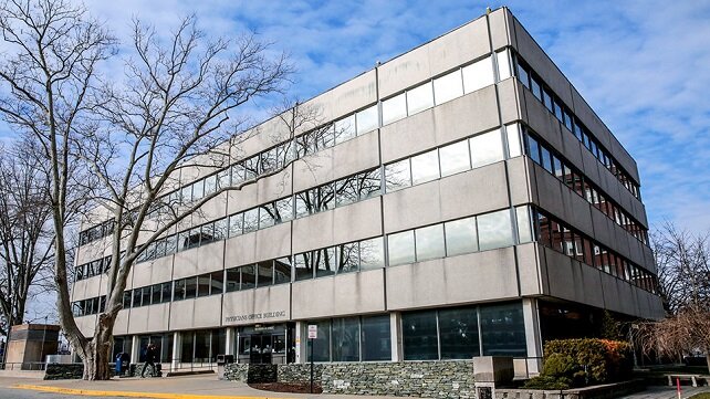 Exterior of the Physicians Office Building, located at 110 Lockwood St., Providence RI