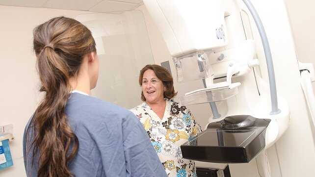 Mammography staff at Morton Hospital