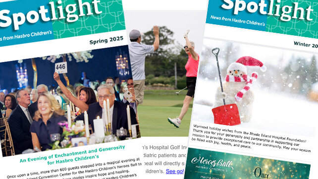 Spotlight enewsletter from Hasbro Children's