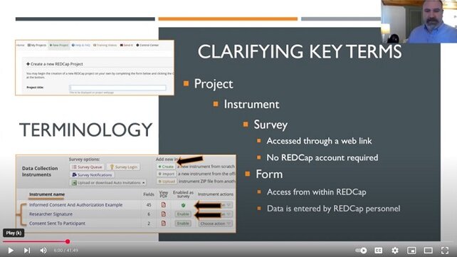 Screen capture of a virtual BERDI class