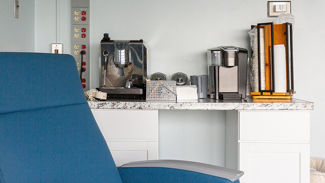 Rhode Island Hospital hospitality lounge