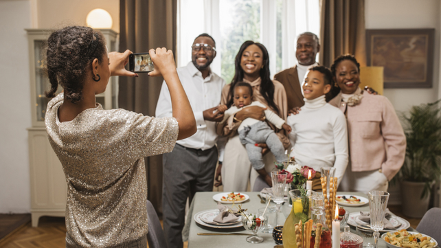 family holiay gathering