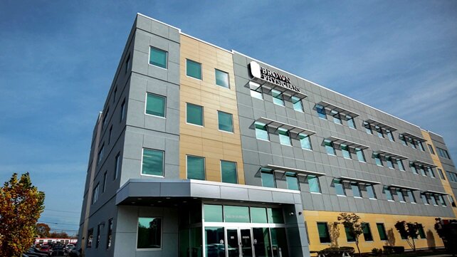 Brown Health Medical Group Primary Care building at 375 Wampanoag Trail, East Providence, Rhode Island
