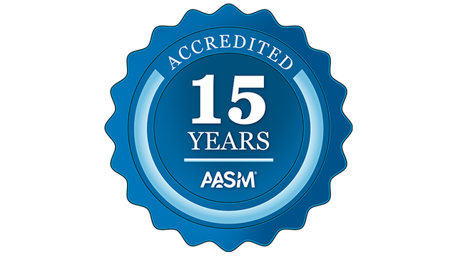15-year accreditation from the American Academy of Sleep Medicine (AASM)